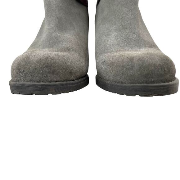 SAM EDELMAN the Hannah Lug Sole Booties in Gray Women's Size 7 - Picture 10 of 15